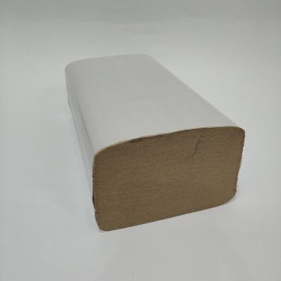 China Recycled Pulp Kraft Single Ply Paper Towel 4000pcs for sale