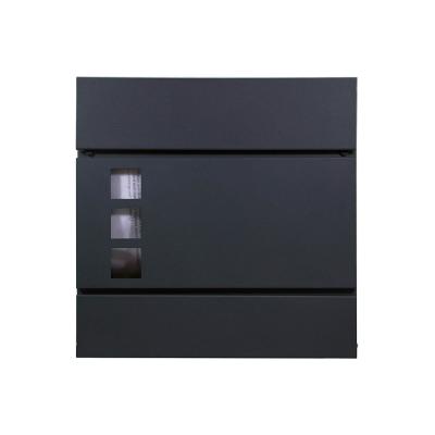 China New Durable Metal Wall Mounted Mailbox Mailbox Waterproof Mailbox With Visible Window for sale