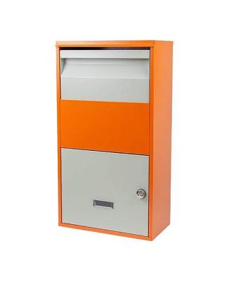 China Durable High Quality Outdoor Parcel Mailbox Wall Mounted Locking Drum Parcel Drop Parcel Box for sale