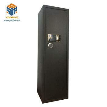 China Powder Coating Steel Gun Cabinets For Sale And Biometric Fingerprint Digital Gun Safe Security Box Metal Rifle Safe Cabinet for sale