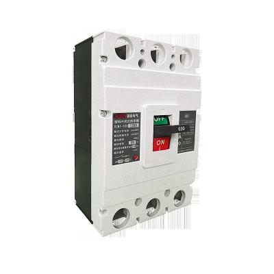 China Ruizhi Plastic Case Circuit Breaker 500A 380V RZM1 Electric Air Switch 630A 3P 4P RZM1-630L/3P Three Phase Four Wire Type for sale