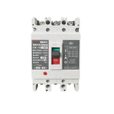 China Ruizhi Electrical Manufacturer Directly Sells AC Circuit Breaker RZM1-100A 3 pole-4 pole molded case air circuit breaker 35KA for sale