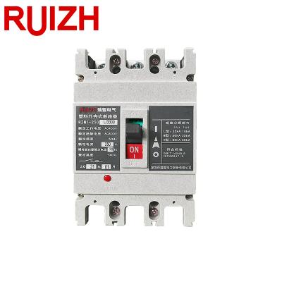 China Ruizhi Electrical Manufacturer Directly Sells AC Circuit Breaker RZM1-250A 3 Pole-4 Pole Molded Case Air Circuit Breaker ACB 35KA for sale