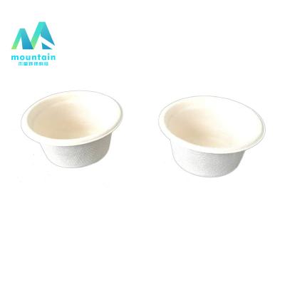 China Disposable Sauce Cup Bagasse Degradable Tableware Disposable Professional Production for sale