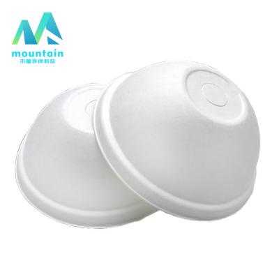 China Biodegradable Molded Non-Toxic Disposable Sugar Cane Bagasse Pulp Coffee Cup Lid for sale