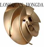 China Customized OEM Brass Foundry Castings , Brass Centrifugal Pump Impeller for sale