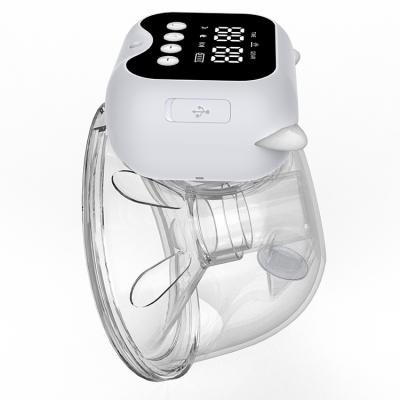 China BPA YYM OEM&ODM Electric Breast Pump Double Free Hands Free Portable Feeding Supplies Baby Care Portable Breast Pump Factory Price for sale