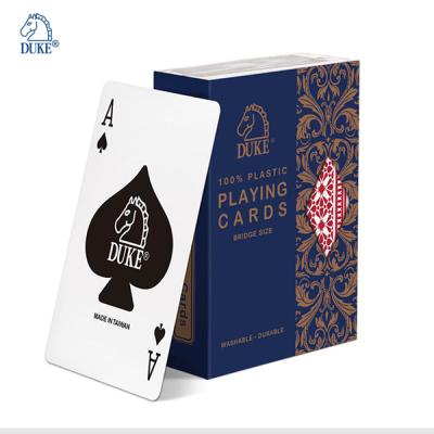 China Duke 100% Plastic Plastic Standard Playing Card-Deck for sale