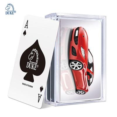 China Plastic Ad Plastic Playing Cards for sale