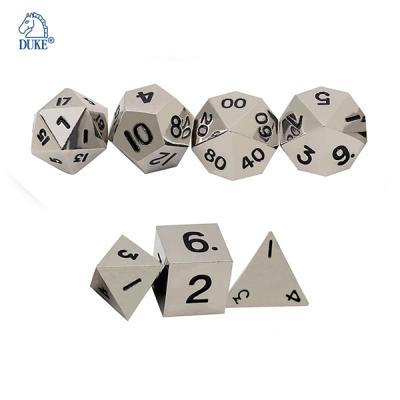 China Polyhedral Polyhedral Eco - Friendly Plastic Material Metal Role Playing Die Set for sale