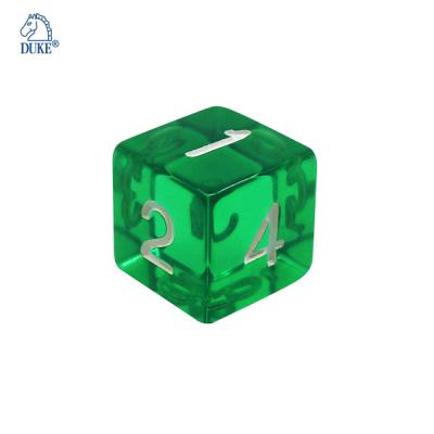 China Eco-friendly Plastic Material 6-Sided Numbered Dies for sale