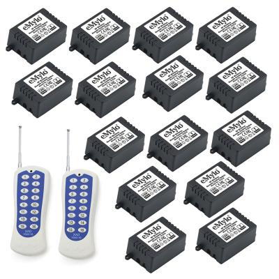 China Two-in-One Function eMylo DC 12V 1 Channel Wireless Relay 433Mhz RF Remote Switch for sale