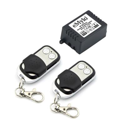 China Two-in-One DC 12V 1 Channel Wireless Remote Control eMylo Distance Switch 433Mhz Relay Remote for sale