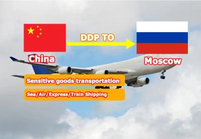 China Envío a Moscú Agente de envío Forwarder DDP Puerta a puerta Carga aérea desde China Envío a Rusia Moscú en venta