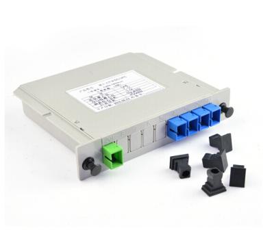 China FTTH Insert Board Type PLC Bare Fiber G657A1 Fiber Optic Splitter 1x2 1x4 1x8 1x16 PLC Fiber Optic Splitter for sale