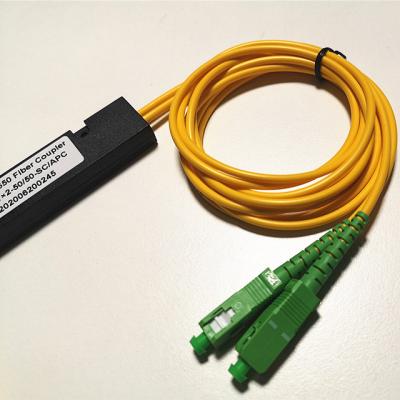 China 50:50 40:60 30:70 20:80 1:99 Fbt Splitter 3.0mm Fiber Optic Ftth Splitter 1*2 ABS Box Splitting Ratio fbt coupler for sale