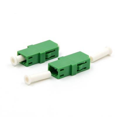 China Simplex Fiber Optic Adapter LC APC Simplex Green Connector for sale