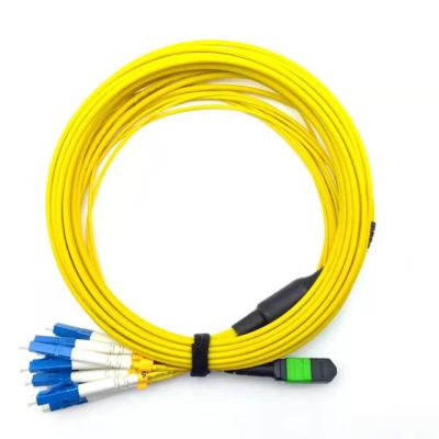 China Telecom/Fiber Optic Patch Cord SM OFNP OS2 9/125 G657 MPO/MTP Core LC MM OM3 OM4 8/12/24f Customization 24 Data Center Factory for sale