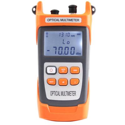 China BPON/EPON/GPON 5KM 15KM Fiber Optic Multimeter 1310/1550nm Light Source Optical Power Digital Multimeter With Red Light Function for sale