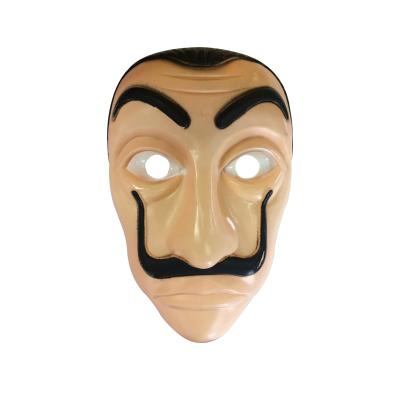 China Cash House Dali Fancy Mask As Resin Mask For Halloween Art Comedy House Of The Spanish Cards Show for sale