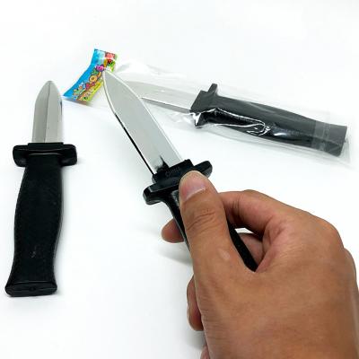 China A Prank Fool's Day Knife Simulation Shrink Prank Toys Spooky Dagger Magic Props for sale