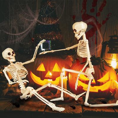 China 2021 Plastic Amazon Halloween Decorations Props 40 Cm Skeleton Frame Joints Can Be Activity Atmosphere And Toys Outdoor Decoration for sale