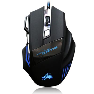 China Computer Accessories 3D 7 Buttons Optical USB Wired PC Mouse For Log Using Gaming Mouse For Computer for sale