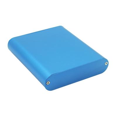 China Custom Electric Aluminum Enclosure Metal CNC Color Anodized Amplifier Clear Anodized Aluminum Housing for sale