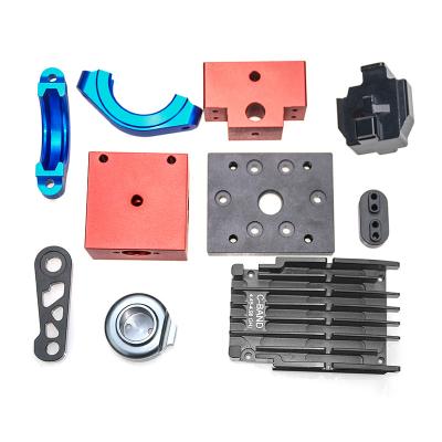 China 6061 Aluminum Precision Components CNC Anodized Machining Anodized Aluminum Parts for sale