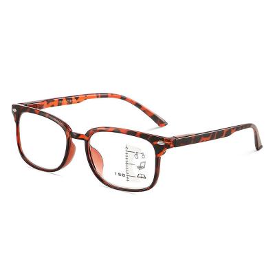 China Slim 8019 Fashion Italy Design PC Progressive Multifocal Reading Glasses for sale