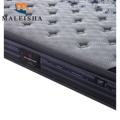 China Maleis BA06 Inch 7 Inch Pocket Coil Latex Spring Memory Foam Cooling Luxury Mattress King Queen 12 Mattress with Box for sale