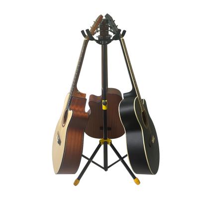 China NEW GUITAR string musical instrument accessories black /yellow adjust size treble guitar stand for guitar for sale