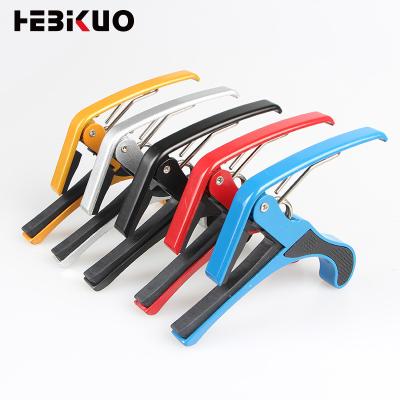 China Wholesale Acoustic Guitar Aluminum Alloy Color Guitar Capo for Acoustic and Classical Guitars for sale