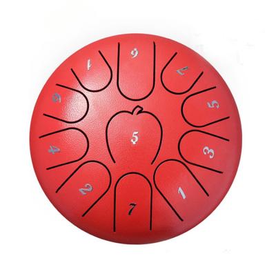 China Drum Wholesale Tank Instrument Beginner Music Steel Tongue 6 Inch Empty Drum Handpan Color Percussion Drum for sale