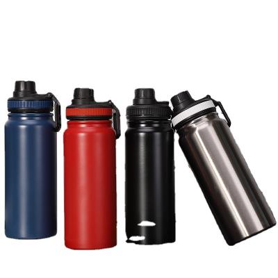 China CLASSIC Bite Valve Top Vacuum Insulated Leak Proof Flask 22 Ounce Double Wall Stainless Steel Straw Lid Water Bottle With Handle for sale