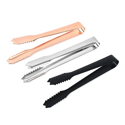 China Viable Food Bread Vegetable Steak Meat Clip Cooking Tongs Accessories Tongs Clip Kitchen Clip Stainless Steel Ice Pick for sale