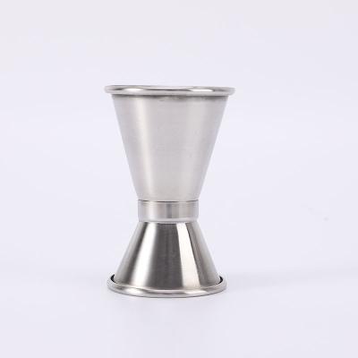 China 15/30ML Viable Double Copper Cocktail Jigger 304 Stainless Steel Japanese Jigger Barware Jigger For Bar for sale