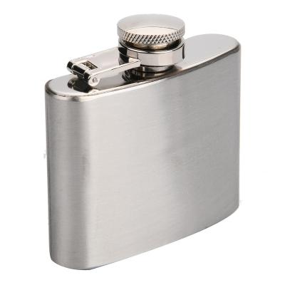 China Wholesale Minimalist 6oz Stainless Steel Hip Flask Stainless Steel Liquor Whiskey Alcohol Flask for sale