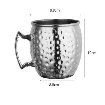 China Cup Sublimation Sublimation Copper Stainless Steel Moscow Mule Stainless Steel Copper Clad Mug Engraved Beer Drinking Moscow Mule Mug for sale