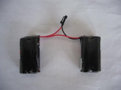 China Cost Effective Alkaline AA 6.0V Battery Pack with Connector for sale