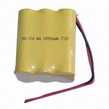 Китай Перезаряжаемые блок батарей AA 7.2V 1000mAh Ni-КОМПАКТНОГО ДИСКА с различными стержнями продается