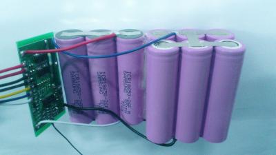 China Li-ion 18650 3S3P 11.1V 7.8Ah Battery Pack with PCM and Leading Wires for sale