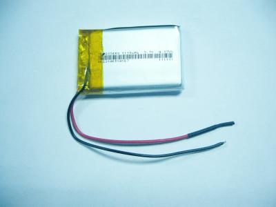 China Rechargeable Li-Polymer 603450 3.7V 1100mAh battery pack with PCB and Leading Wires for sale