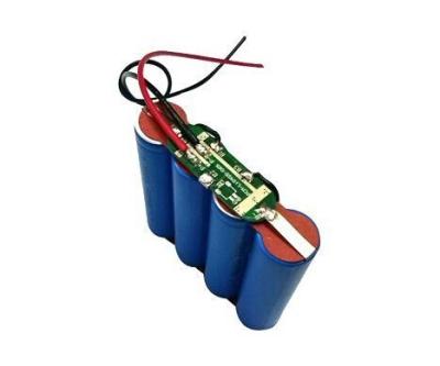 Китай Перезаряжаемые блок батарей Li-FePO4 18650 4S1P 12V 1500mAh с PCB и ведущими проводами продается