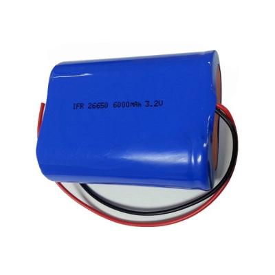 Китай Перезаряжаемые блок батарей Li-FePO4 26650 3.2V 6000mAh с руководствами PCB и летания продается