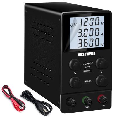 China CVâ ‰ ¤ New Technology 1%+10mV Nice Power Sps1203D 120V 3A DC Set Lab Bench DC Power Supply for sale