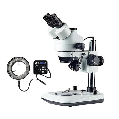 China Repair Wholesale 7X-45X VGA 20Mp Camera and etc. PCB Mobile Phone Electronics With Light Source Laboratory Stereo Trinocular Microscope for sale