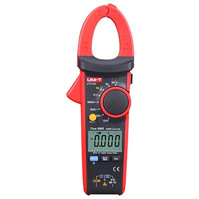 China DC Current Tester UNIT UT216A Digital Clamp Meter Range 600A NCV Auto Multimeters Multimeter 38mm * 24 mm for sale