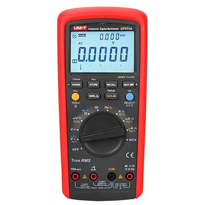 China Industrial True UNIT UT171A Multimeter Voltmeter Ohm Ammeter Electric Meter RMS Digital 70.6mm x 49.5mm for sale