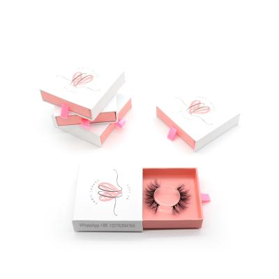 China White Square Natural Long Eyelashes Packaging Wholesale Mink Lashes Vendor Custom Box Eyelash Packing With Logo Free Clear Lash Tray for sale